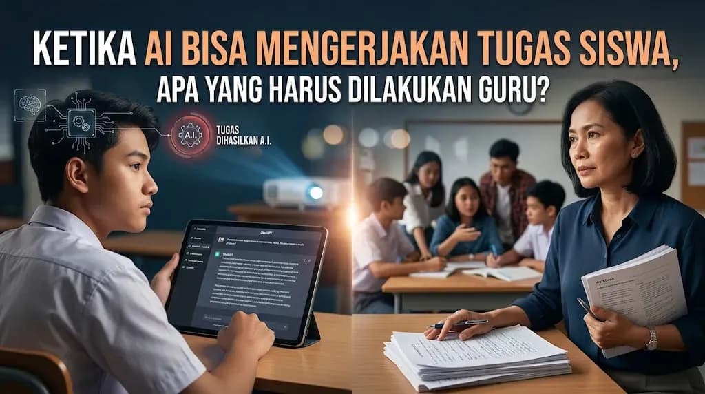 Ketika AI Bisa Mengerjakan Tugas Siswa, Apa yang Harus Dilakukan Guru?
